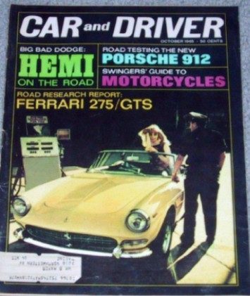 CAR & DRIVER 1965 OCT - FERRARI 275/GTS, HURST